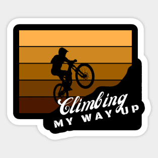 climbing my way up Sticker